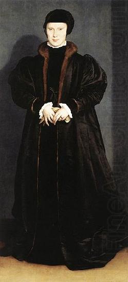 Christina of Denmark, Hans holbein the younger